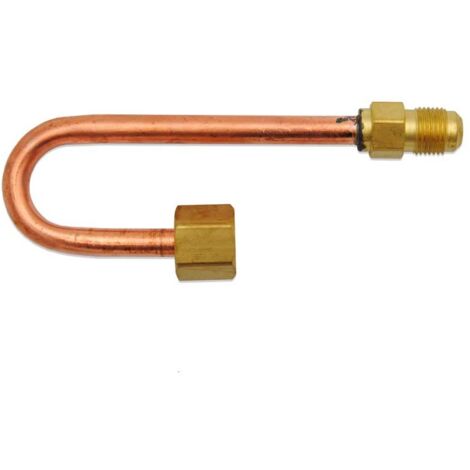 Raccordo in rame - 3/8" SAE MF spessore 1mm, ad inversione a 180° 00000011377