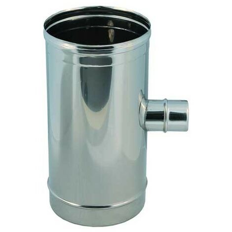 Raccordo inox a "t" 90° ridotto a ø80 mm : Diametro - 200