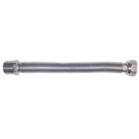 RACCORDO INOX ESTENSIBILE ACQUA 1/2 MF 200-400 MM- 1,0 pz