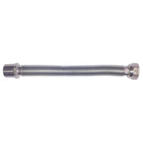 RACCORDO INOX ESTENSIBILE ACQUA 3/4 MF 200-400 MM