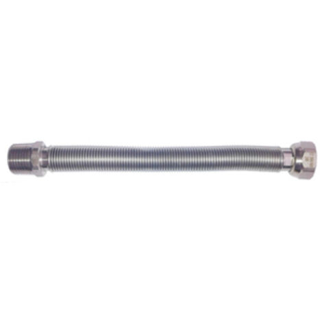 RACCORDO INOX FLESS.1/2 MF MM.200-400 ACQUA
