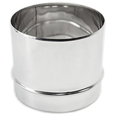 Raccordo inox m da 300mm per collegare tubo rigido a tubo flessibile