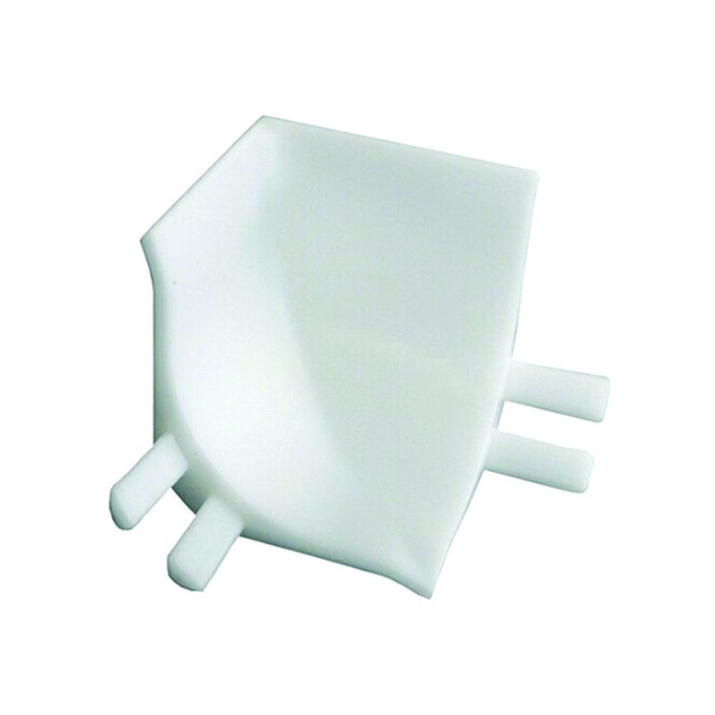 Image of Raccordo interno per profilo raccordo igienico con laterali morbidi - bianco