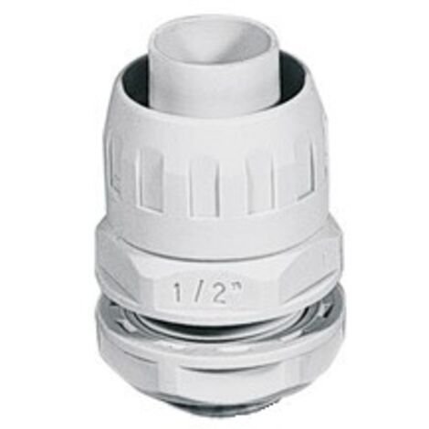Raccordo Ip65 Guaina-Scatola Filetto P.Gas D.10 ( ELETTROCANALI cod. ECGX10 )