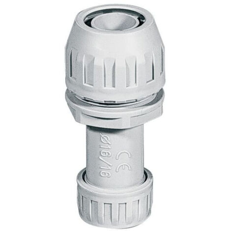 Raccordo Ip65 Tubo-Guaina Pari Diam. 16-16 ( ELETTROCANALI cod. EC75416 )