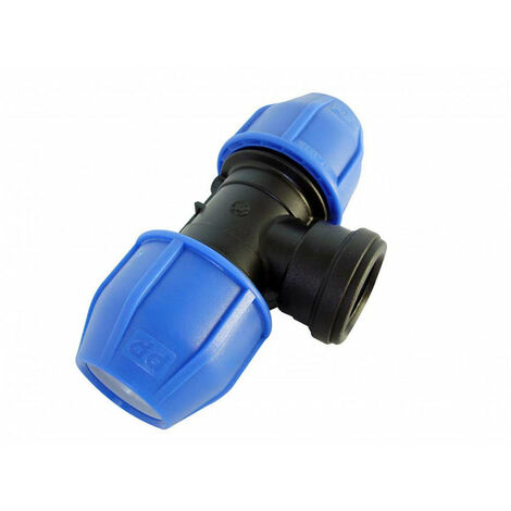 RACCORDO A T 90° PER TUBO POLIETILENE IRRIGAZIONE ACQUA GIARDINO D. 32  (21741)