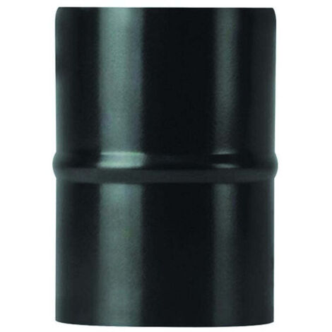 Raccordo M/M Per Stufe A Pellet Nero Opaco Pesante Mm.1,2 - Misure: Ø 10 cm