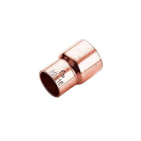 Raccordo manicotto ridotto rame 22x12 mm a saldare f/f FRABO