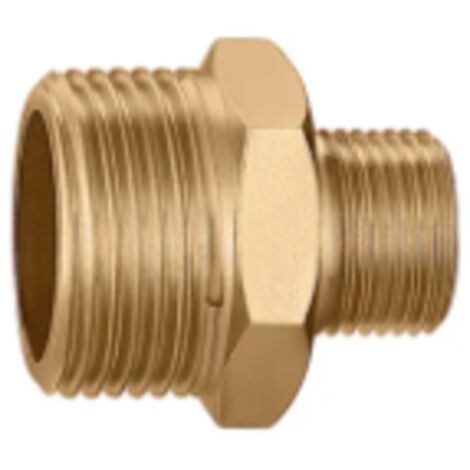 Raccordo maschio-bicono, per derivazioni. Attacco 3/4"M bicono, 3/4"M Ø 18 Caleffi 584055  3/4"M