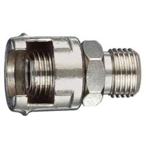 Raccordo maschio con dado fresato - attacco 3/8"m art.11/b 10 pezzi Ani