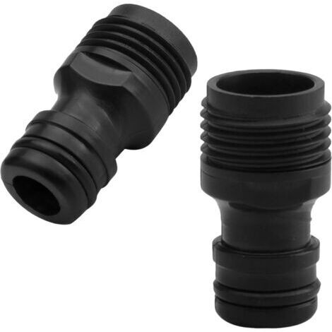 Raccordo maschio da 1/2 pollice per tubo da giardino, connettore per rubinetto, raccordo rapido (confezione da 2)