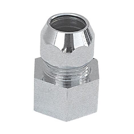 Raccordo mf con dado conico cromato 1/2 x 3/8 diam. 10