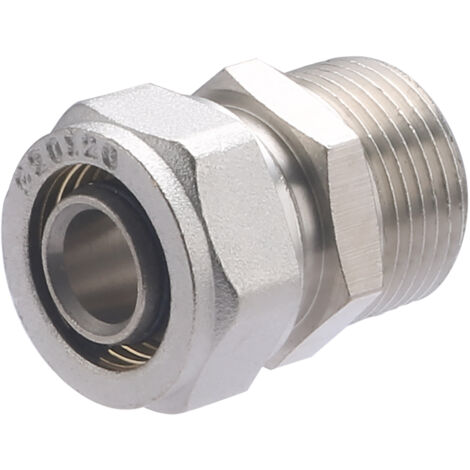 Raccordo multistrato a compressione ø20 - maschio 20x27 NOYON & THIEBAULT