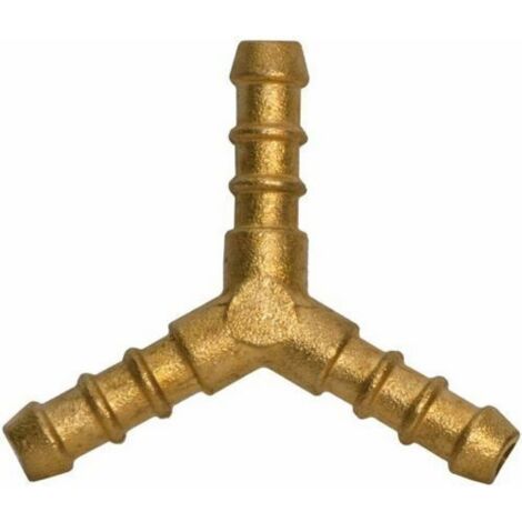RACCORDO OTTONE A Y GPL A TRE VIE PER TUBO GAS MM 8 (18235)