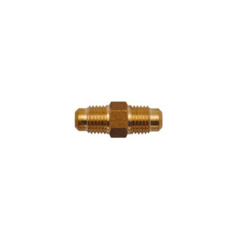 Raccordo ottone diritto - 1/4"x1/4" SAE per tubi rame 00000011330