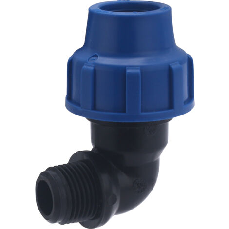 Raccordo Pe in plastica a gomito ø20 - maschio 15x21 NOYON & THIEBAULT