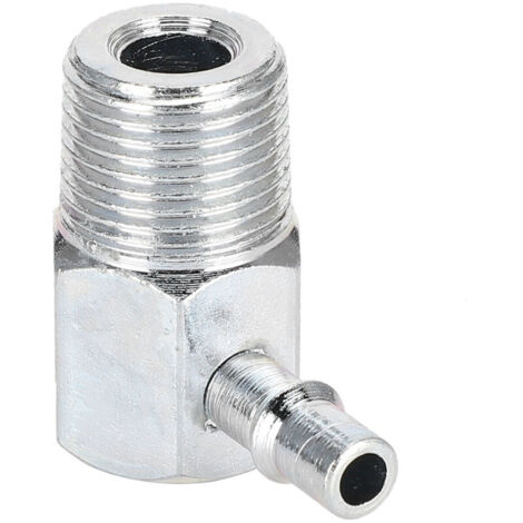 Raccordo per aspirapolvere in lega di alluminio ad alta resistenza 90° 4535Z, vestibilità universale 3/8NPT 1/4, buona tenuta per modifiche auto, compatto e.