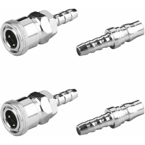 Raccordo per compressore 4 pezzi Ugello pneumatico Ugello per tubo flessibile Ugello per tubo flessibile del gas compressore Raccordo rapido Connettore adattatore Connettore rapido Accessorio compress