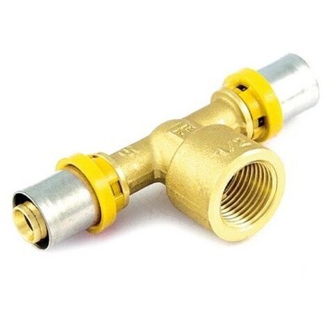 RACCORDO PER MULTISTRATO GAS A T FEMMINA 32 x 3/4" x 32