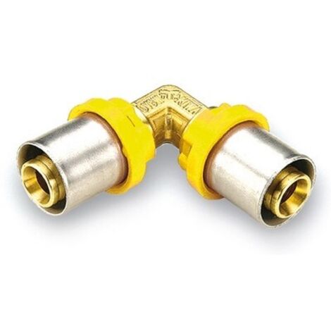 RACCORDO PER MULTISTRATO GAS CURVO DOPPIO Diam. 26