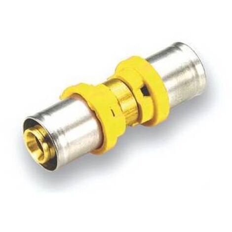 RACCORDO PER MULTISTRATO GAS DIRITTO DOPPIO Diam. 20