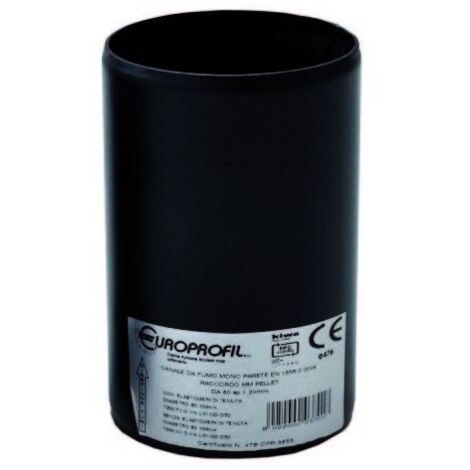 RACCORDO PER TUBO PELLET - Ø 80 mm M/M