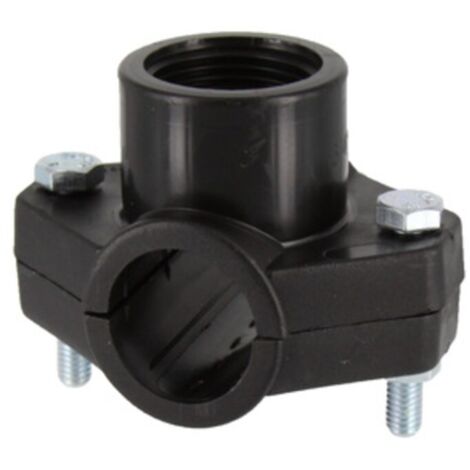 RACCORDO POLIPROP PRESA A STAFFA D 25MMX3/4 F