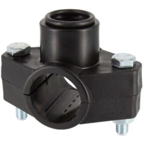 RACCORDO POLIPROP PRESA A STAFFA D 40MMX1/2 FEM