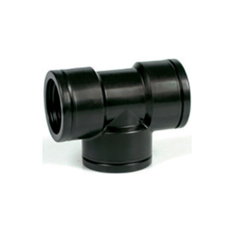 RACCORDO POLIPROP TEE A 90 FEMMINA 1- 25,0 pz