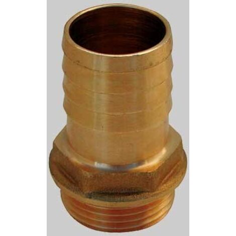 RACCORDO PORTA GOMMA TIPO 'ROMA' OTTONE - 1/2 x 20