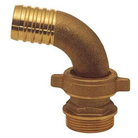 raccordo portagomma 3 pz curvo in ottone per tubi   1-1/4" x 30 mm