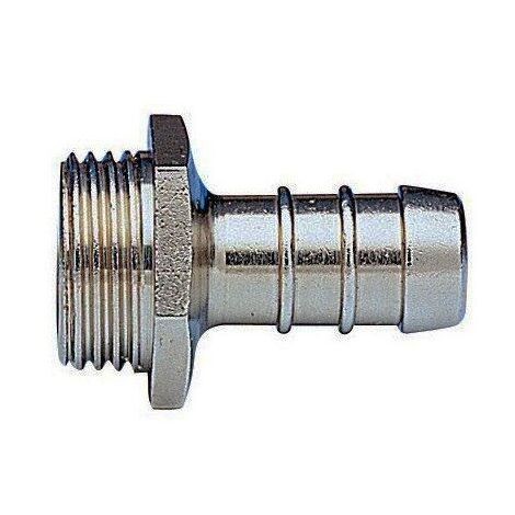 Raccordo portagomma a maschio 3/8", nichelato G0661N03 - -  ENOLGAS - -