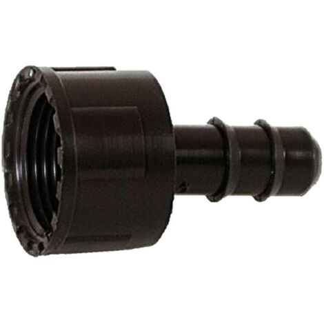 RACCORDO PORTAGOMMA CON GHIERA FEMMINA ø 16 x 3/4 - pz 5 KONCRETO