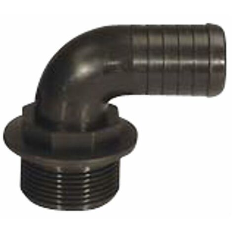 Raccordo Portagomma Curvo Polipropilene Maschio G3/4"