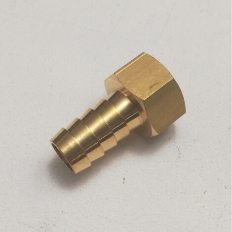 Raccordo portagomma da 1/2 in ottone per metano, scegli se  f - 1/2