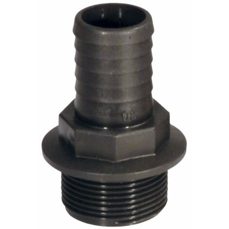 Raccordo portagomma dritto Ø 40 filetto maschio