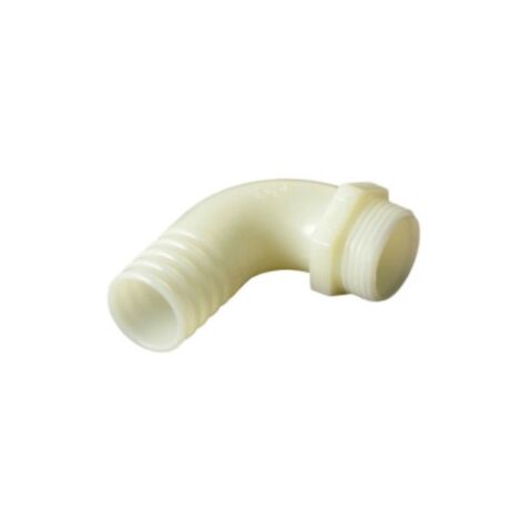 Raccordo portagomma gomito 90° 1-1/2" x 38 mm
