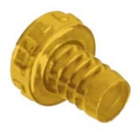RACCORDO PORTAGOMMA IN OTTONE- per rubinetto 3/4 - ghiera 1 in ottone lucido - 5 pezzi