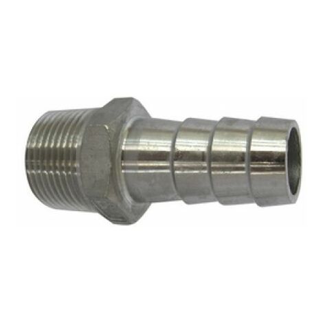 RACCORDO PORTAGOMMA MASCHIO ACCIAIO INOX 1&quot