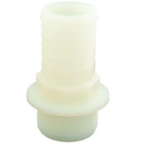 Raccordo portagomma maschio diritto con filettatura per tubi flessibili m. 3/4x20 - h.65 BUCCHI