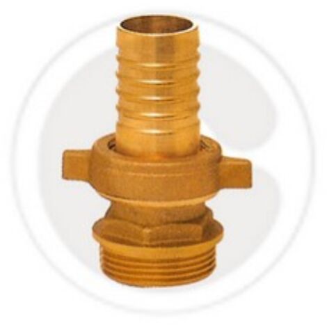 Raccordo Portagomma Ottone 3 Pz Diritto 1X25 - 5 Pz
