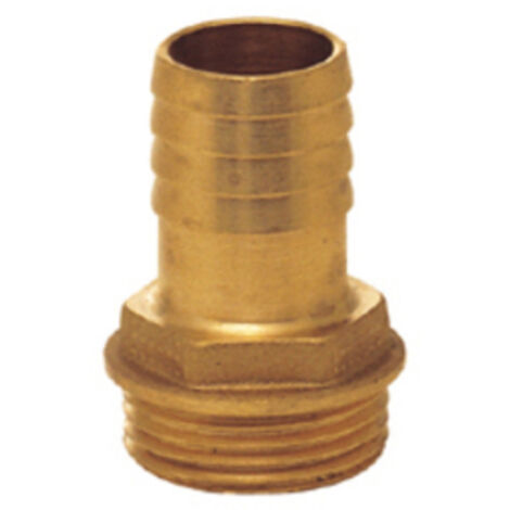 RACCORDO PORTAGOMMA OTTONE M. 1X25. Prezzo per 1 pezzo.