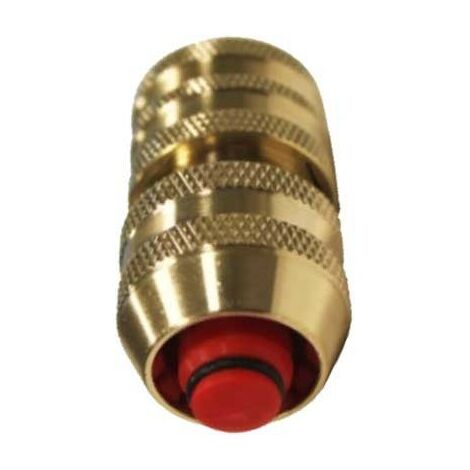 Raccordo portagomma rapido in ottone 'acquastop' 3/4"