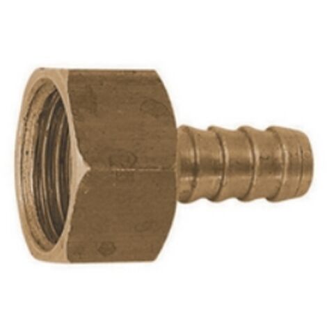 RACCORDO PORTAGOMMA SEMPLICE F PER GAS 3/8 Gpl DK