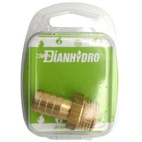 RACCORDO PORTAGOMMA SEMPLICE M PER GAS BLISTER 1/2 Metano