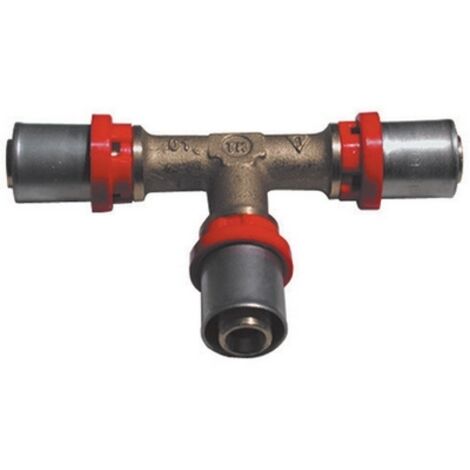 RACCORDO PRESS A T  PER MULTISTRATO- 20 x 16 x 16- TIEMM- pezzi 1