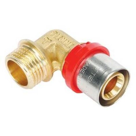 RACCORDO PRESS CURVO MASCHIO COMPACT PER MULTISTRATO 16 x 2,0 - 1/2"