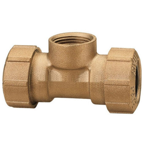 Raccordo Pressione Ottone T F 1" Mm 32 Enolgas