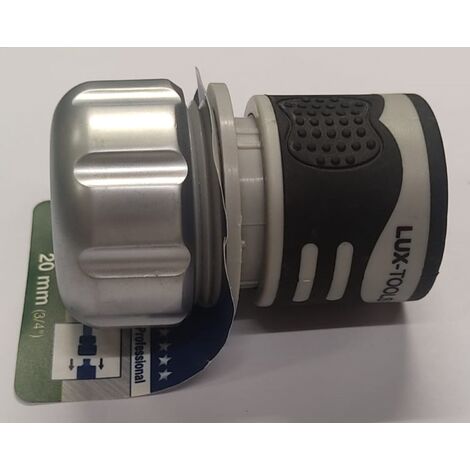 RACCORDO PROFESSIONALE PER TUBO CON ATTACCO 3/4 20MM - CON REGOLATORE DEL FLUSSO IN METLLO