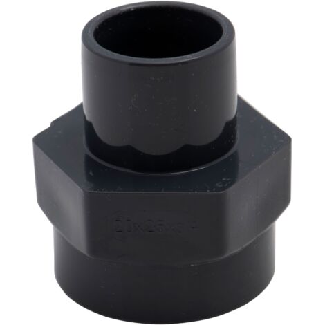 Raccordo PVC a pressione filettato M 20x27mm ø25mm